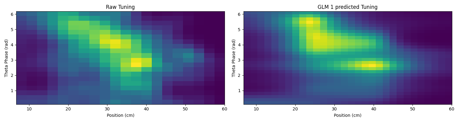 Raw Tuning, GLM 1 predicted Tuning