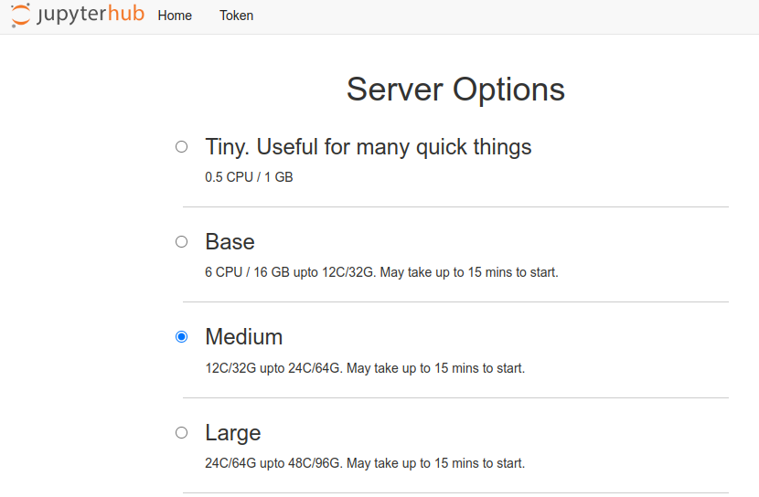 Start a dandihub instance